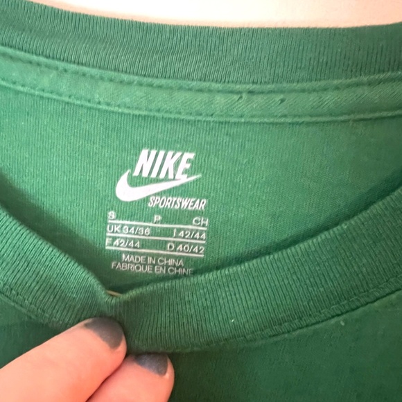 2010 Nike Sportswear X Nunca Brazil Tribal Print Soccer T Shirt Green S - Picture 3 of 6